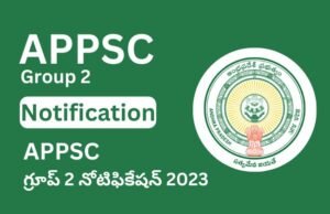 APPSC Group 2 Jobs 2023 Notification